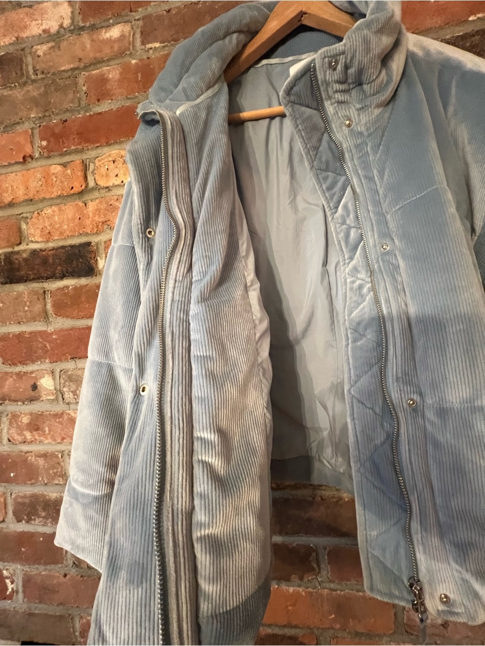 Lou & Grey Ribbed Velour Puffer Jacket - Picture 7 of 12